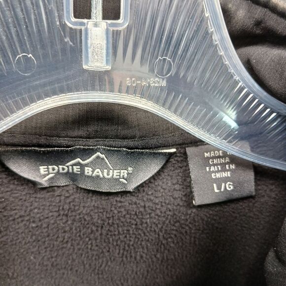 Eddie Bauer Rockwell Collard Jacket Men's Large 3 zip Pockets Velcro cuff. - Picture 14 of 15